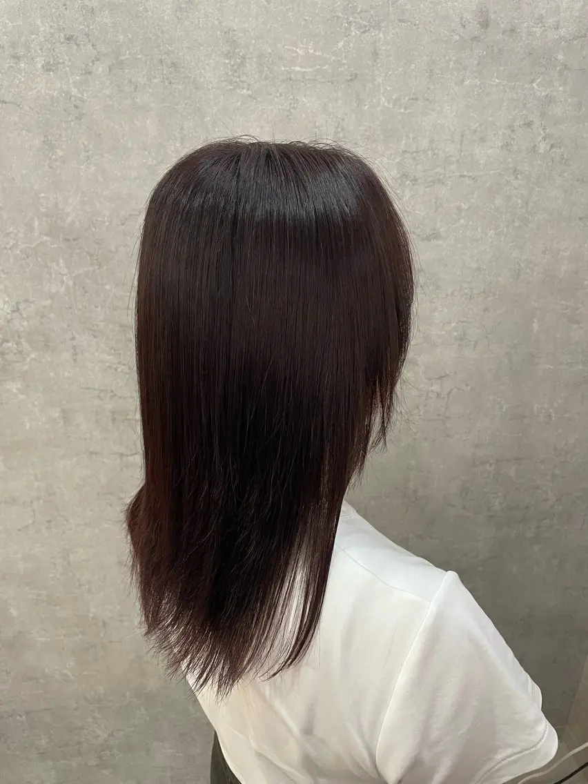 ミディアム 松下 美織のヘアスタイル
