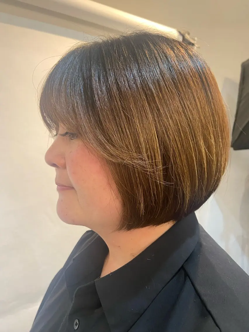 ショート ボブ ホシヤ ナオのヘアスタイル