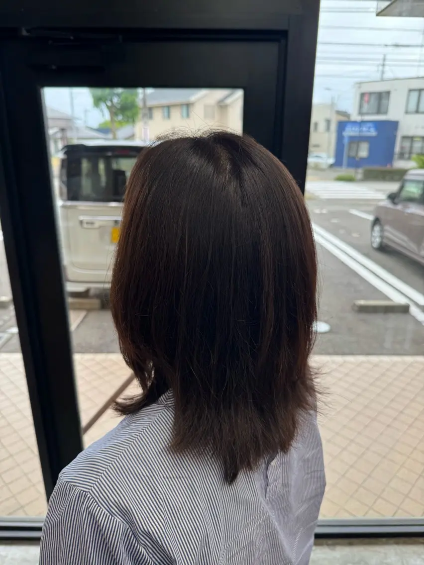 リタッチカラー（白髪染め）の写真
