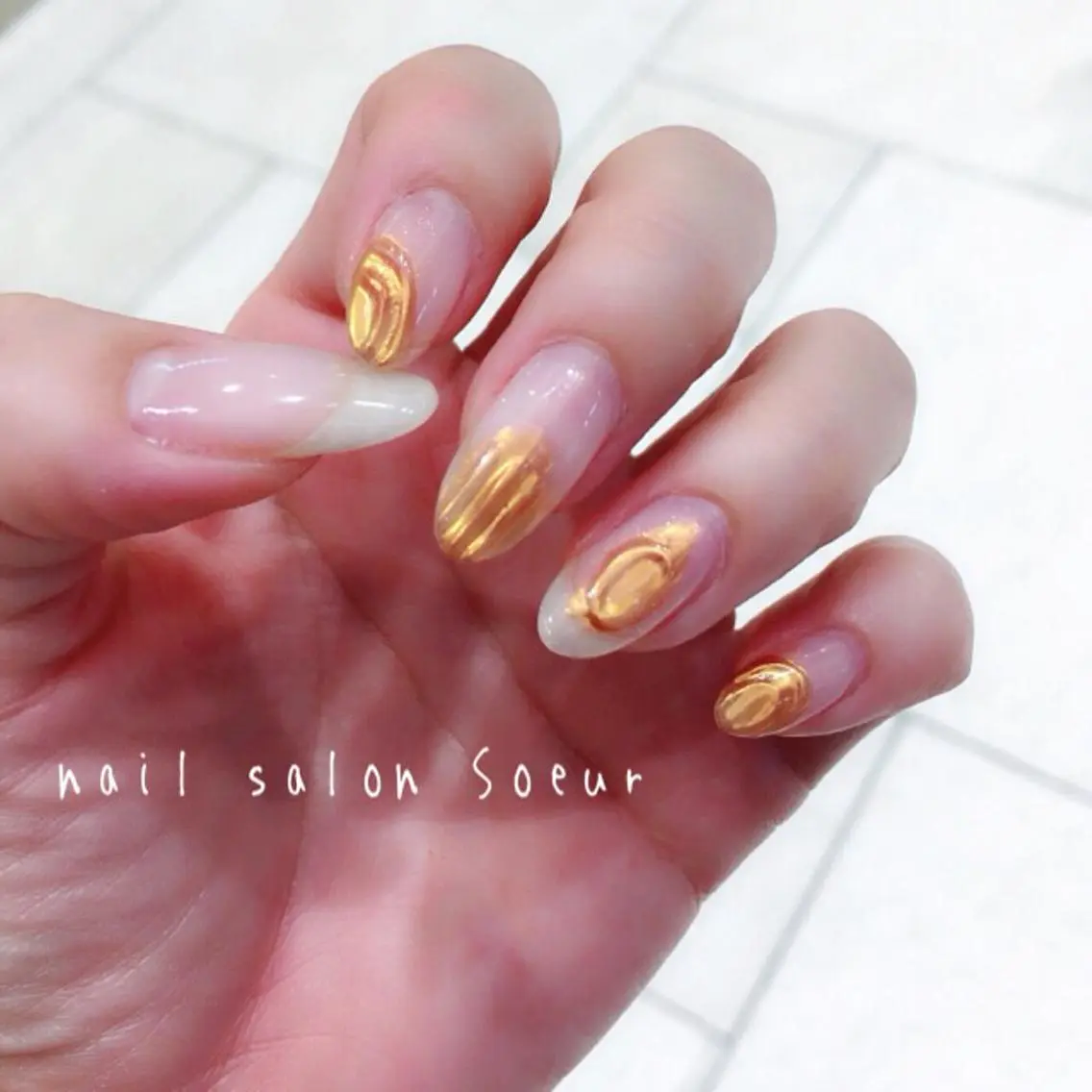 ネイル アートネイル クリアネイル ジェルネイル マットネイル ミラーネイル ハンドネイル nail salon Soeurのネイルデザイン