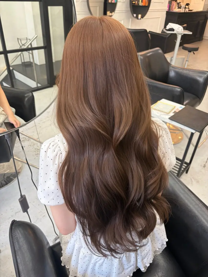 カラー 透明感カラー ヘアカラー トリートメント Maison HALU -かえでのヘアスタイル