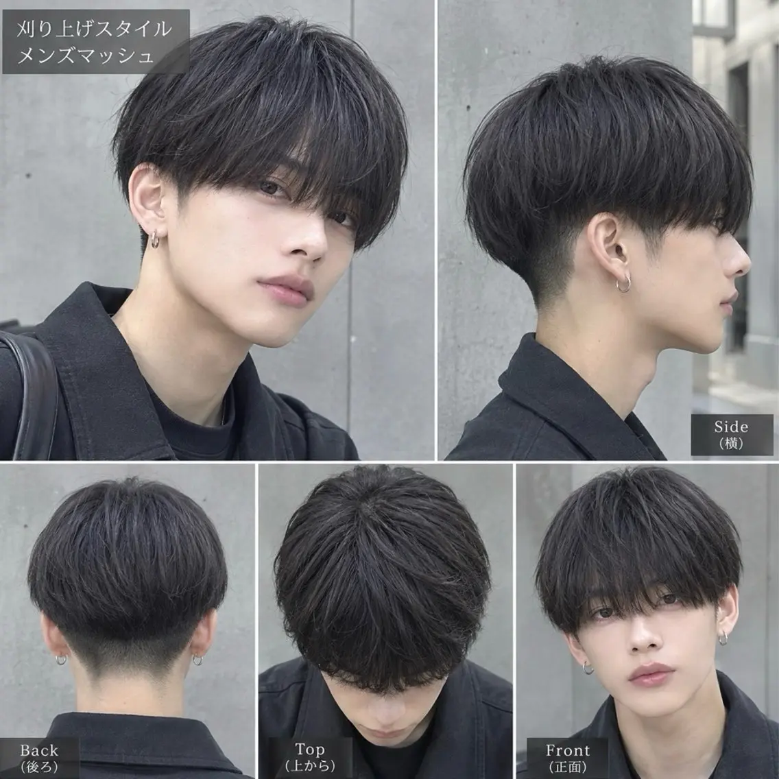 メンズ 縮毛矯正🫧透明感 カラー メンズカットのヘアスタイル