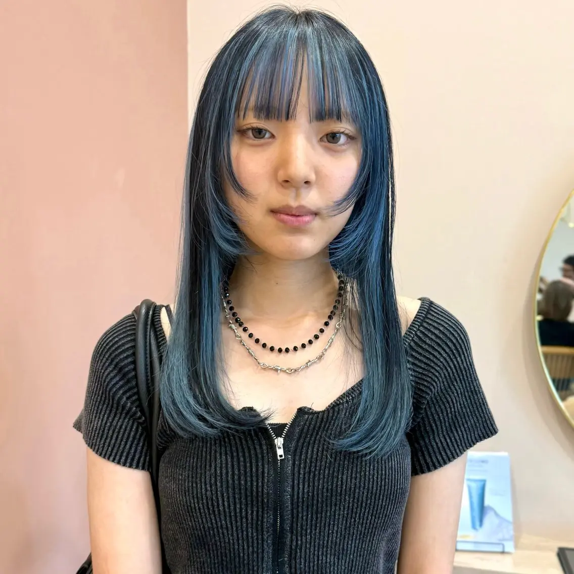 ロング 艶ブリーチカラー✨ ボブレイヤーSakiのヘアスタイル