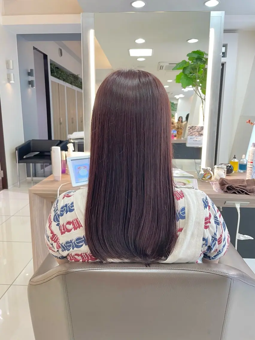 ロング カラー ヘッドスパ/ 鎌倉 アズサのヘアスタイル