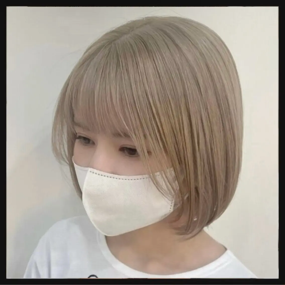 カラー 透明感ダブルカラー/ 似合わせボブ👑涼介のヘアスタイル
