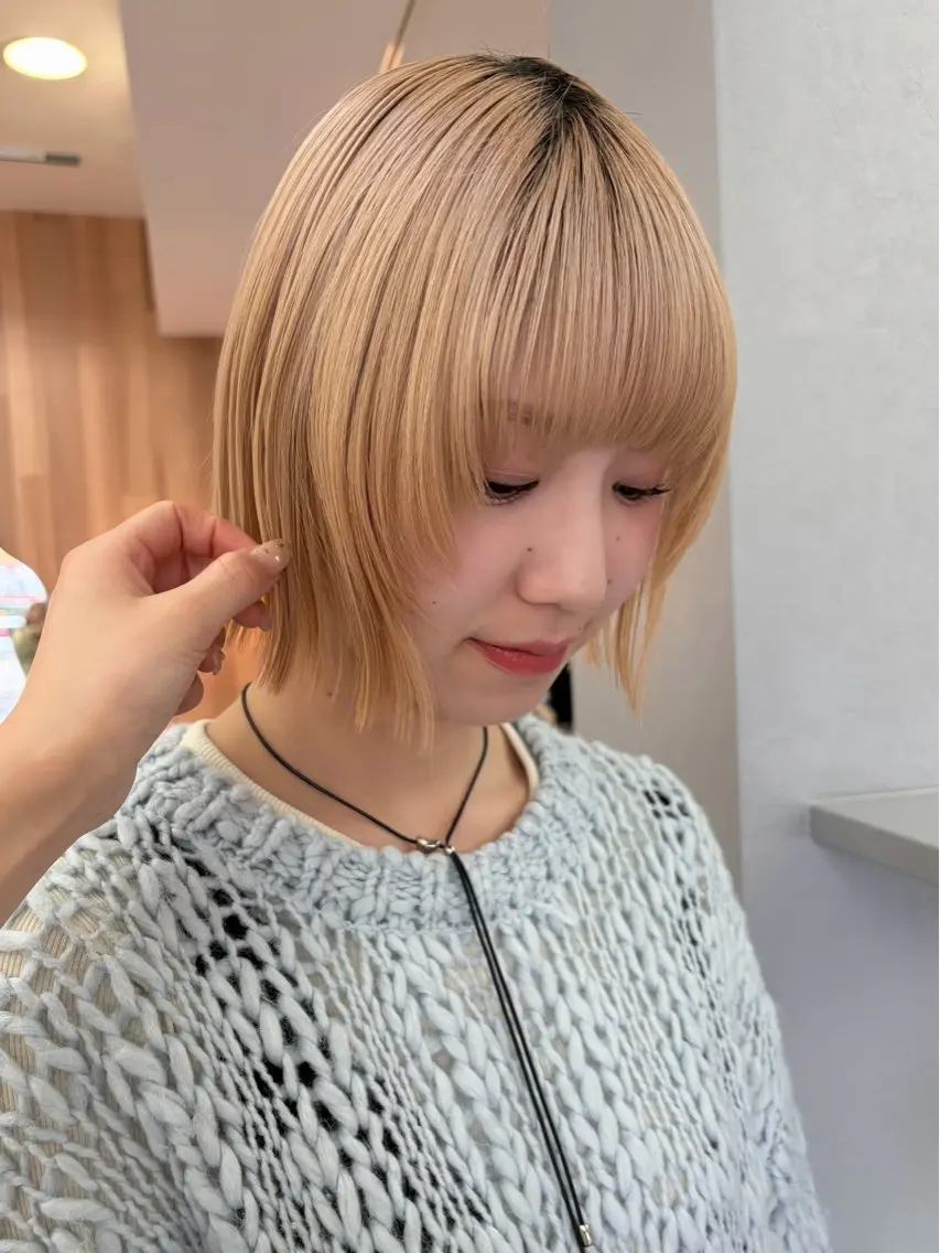 ショート カラー カット トリートメント 駒場 まといのヘアスタイル