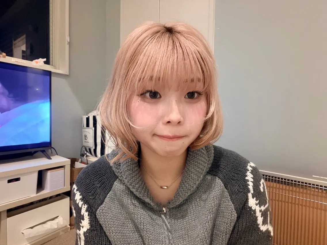 カラー ボブ&寒色🎐ᩚ 短髪 COCOROのヘアスタイル