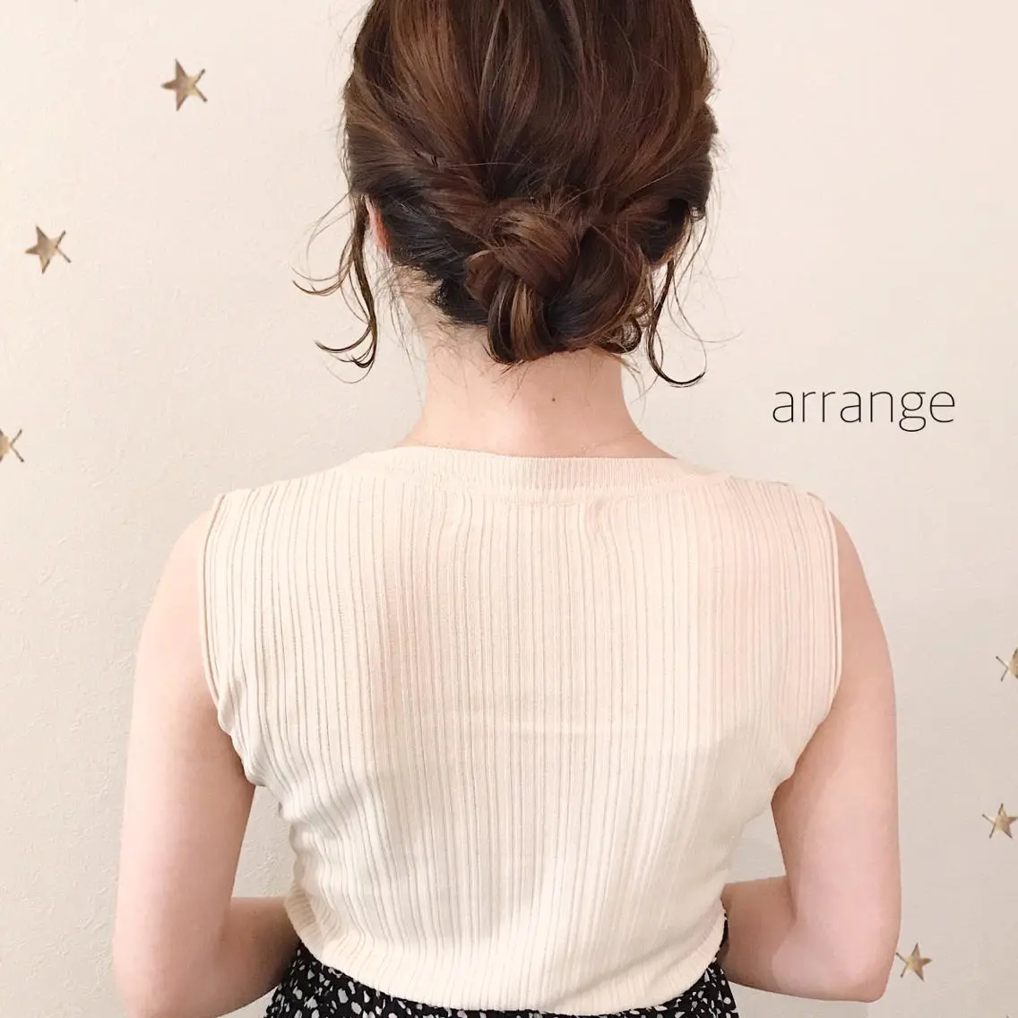 ミディアム ヘアアレンジ 市川 千夏のヘアスタイル