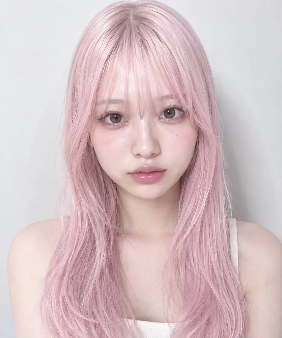 【🎀ダメージカット🎀】地位最安値🎀🫶🏻︎ケアブリーチ込みダブルカラー🐈⬛+トリートメント🎀8000円の写真