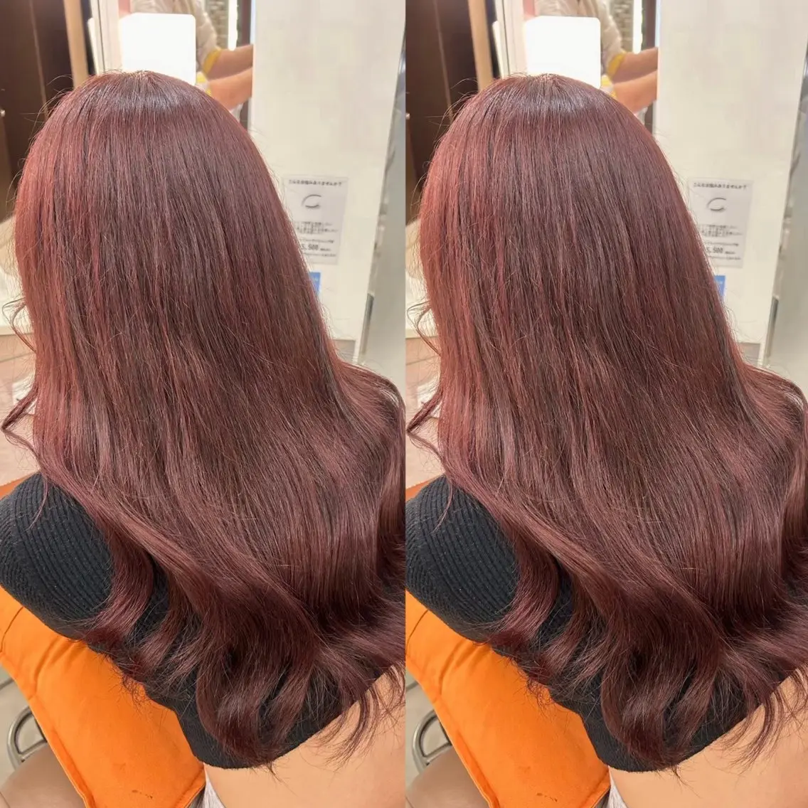 カラー ダブルカラー ヘアメ🎀ハイトーン 🩵エクステ🪄しほのヘアスタイル