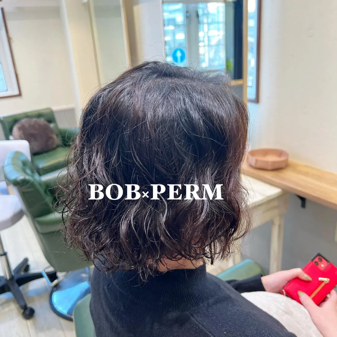 ミディアム ミディアムパーマ ボブ melca. Amiのヘアスタイル