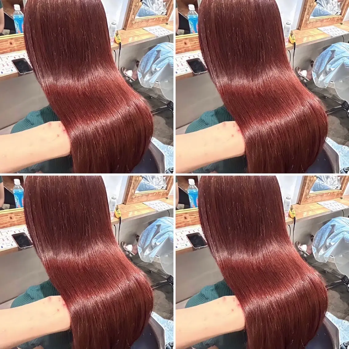 【人気№1】🌸艶髪ワンカラー➕Aujua3stepトリートメント➕超音波アイロン🌸【ツヤ髪・美髪・髪質改善】の写真