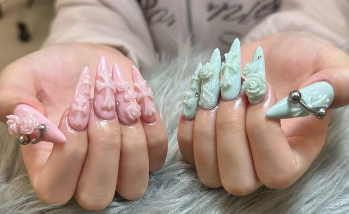 ネイル ハンドネイル ハンドケア Anh Nail 歌舞伎町のネイルデザイン