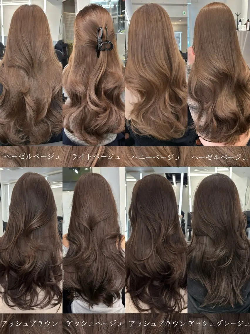 ロング カラー ヘアカラー Ardore 韓国風カラー大阪のヘアスタイル