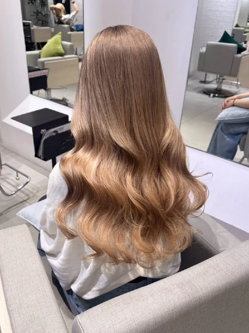 ロング カラー カット ヘアカラー トリートメント ✂髪質改善ストレート NO.1 深澤 颯斗のヘアスタイル