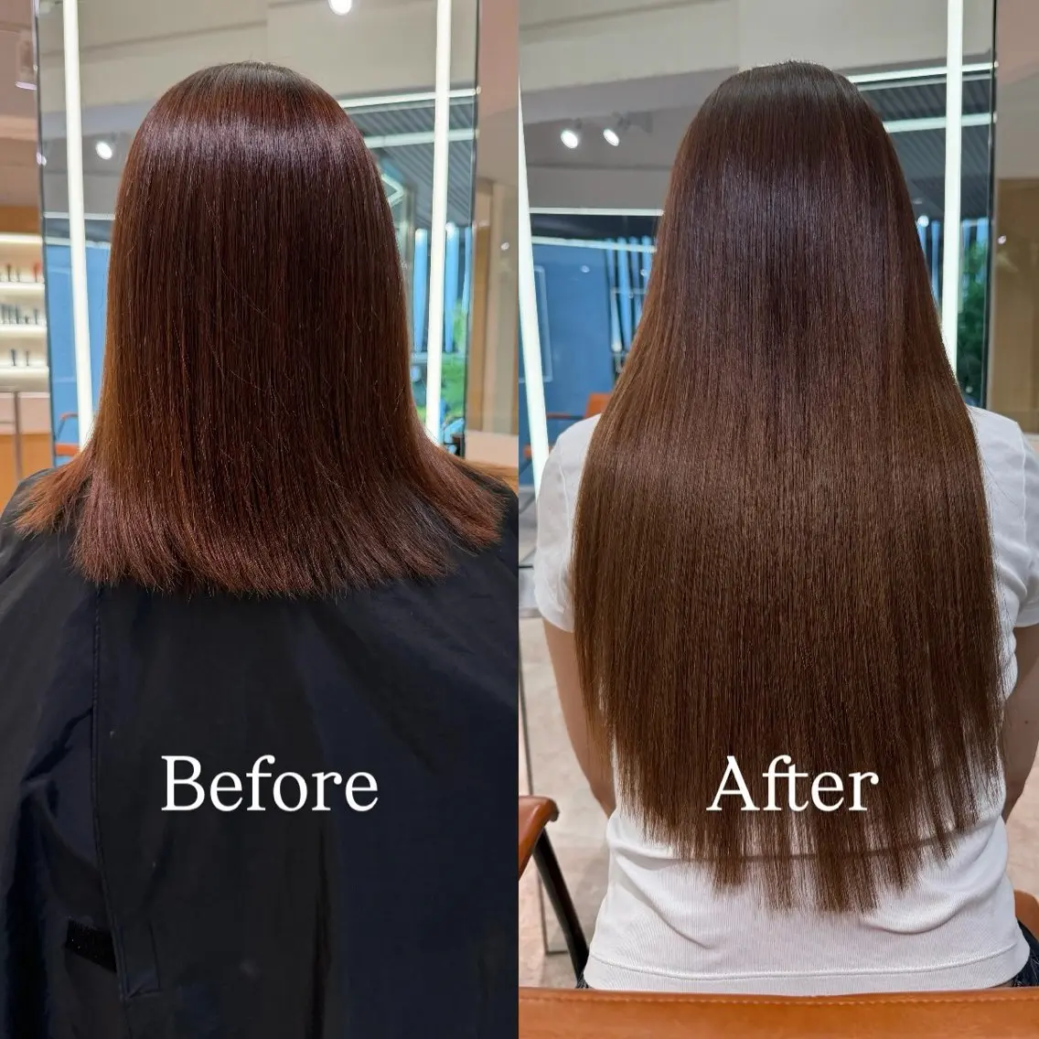 ロング シールエクステ エクステ エクステ シールエクステ特化 ハイトーン、NANAのヘアスタイル