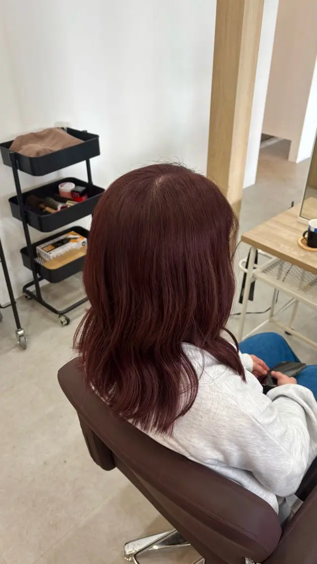 ミディアム カラー ヘアカラー Agu. / KAEDEのヘアスタイル
