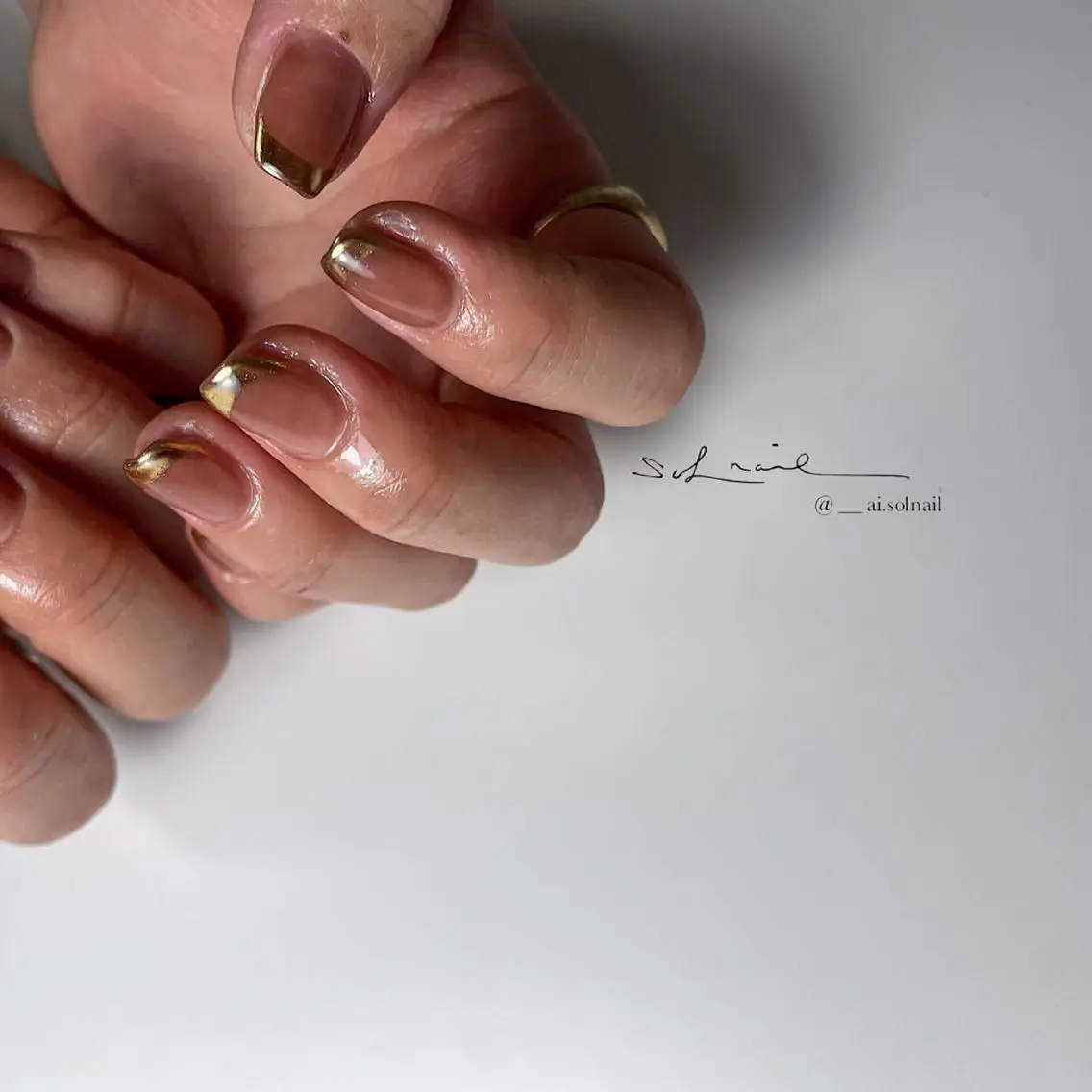 ネイル ハンドネイル 🍃伏見 / soL nail / aiのネイルデザイン