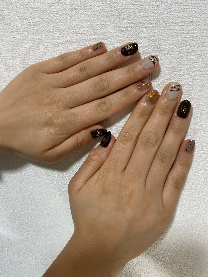 ネイル バレンタイン ハンドネイル 自宅サロン FeelFreeのマツエク・マツパデザイン