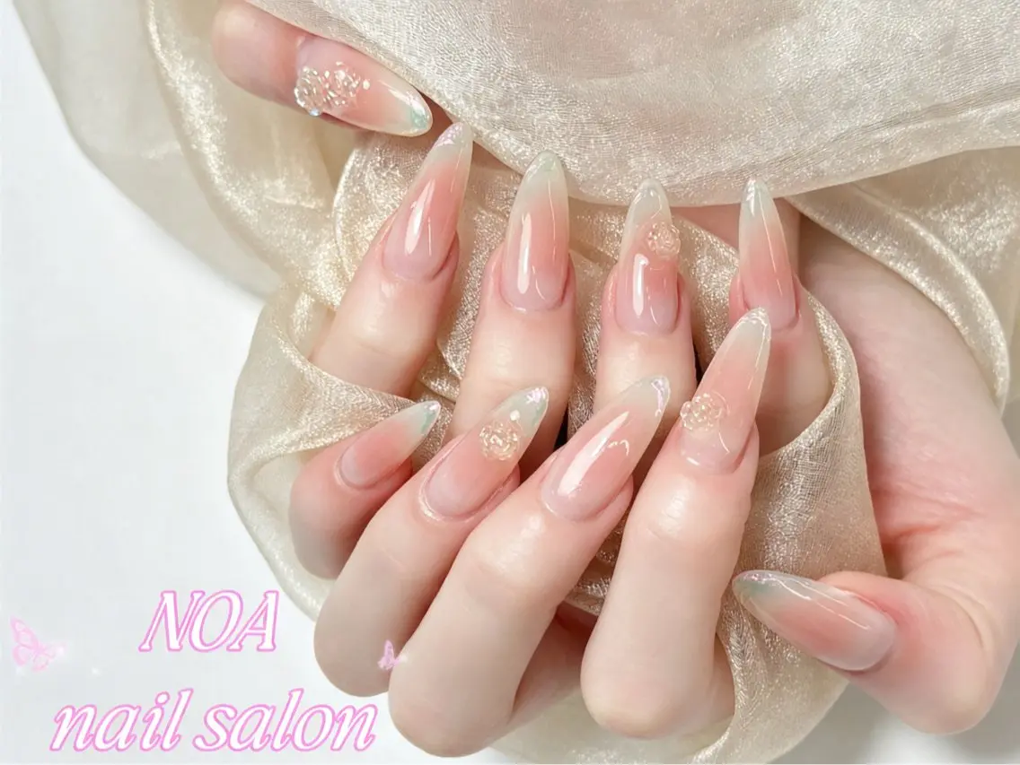 ロング ハンドネイル Noa Nail みつきのネイルデザイン