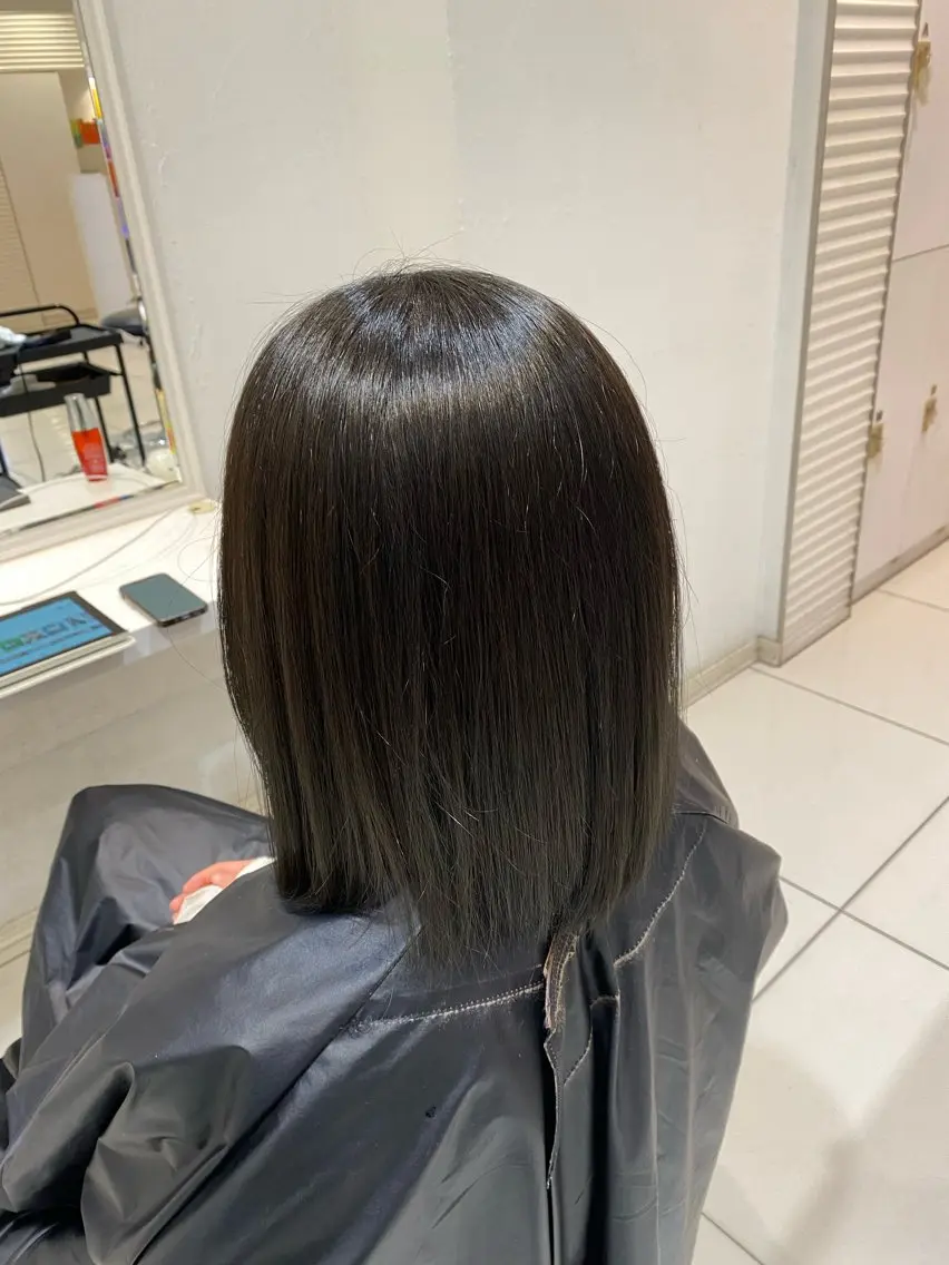 カラー オリーブカラー 🎀TEN🎀 オリーブベージュのヘアスタイル