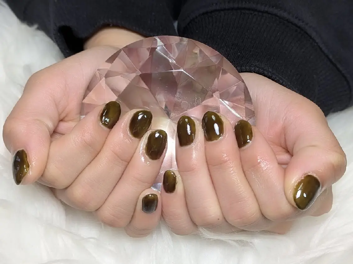 ネイル ワンカラーネイル ハンドネイル m&pPrivate nailsalonのネイルデザイン