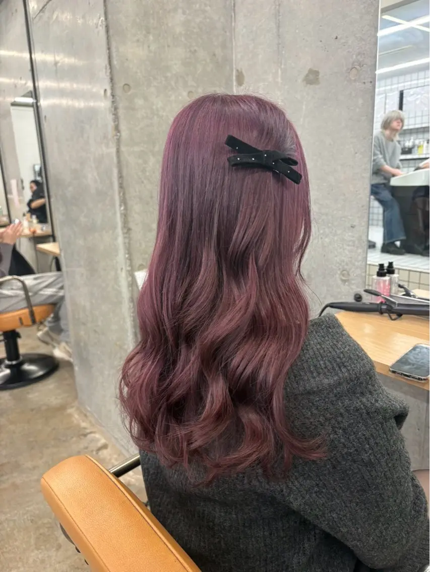 ロング カラー ヘアカラー ほのか ♡*.のヘアスタイル