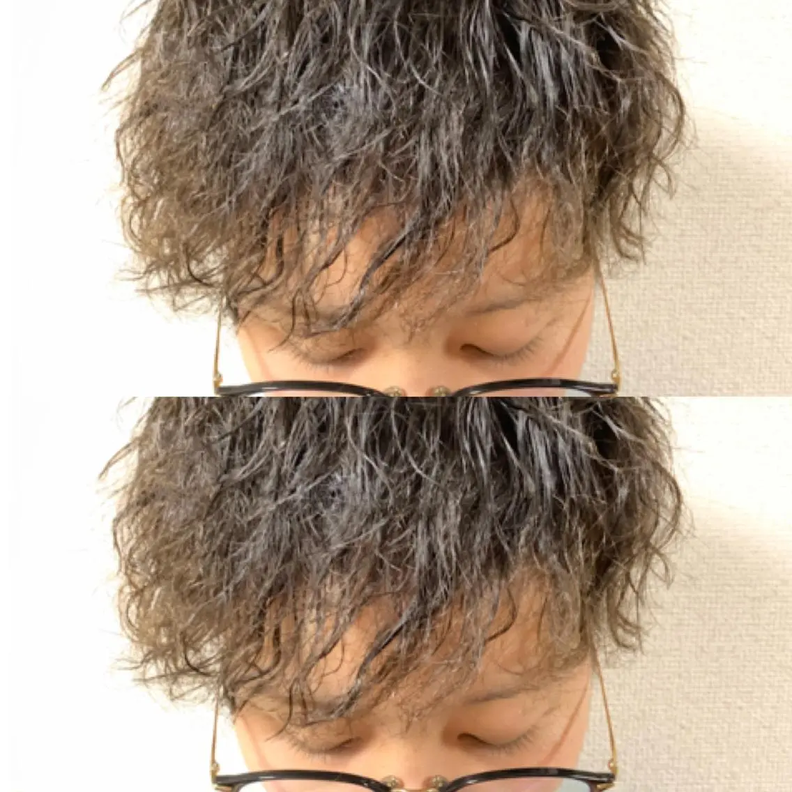 ショート パーマ メンズ カット スパのヘアスタイル