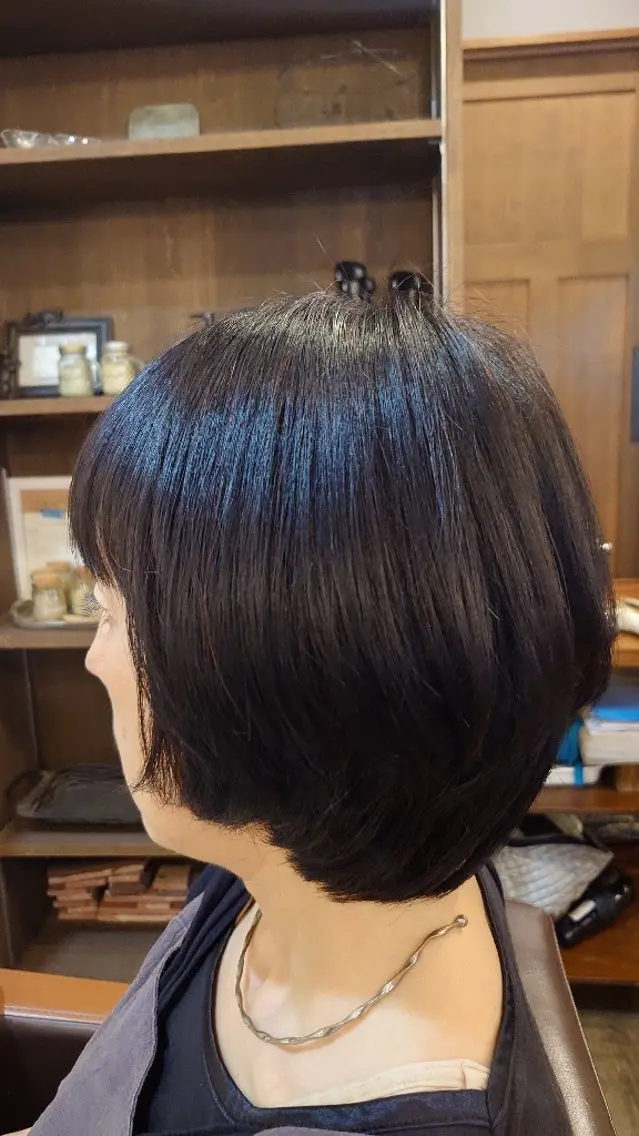 ショート ボブ カットモデル無料✂️ 菊池　位公のヘアスタイル