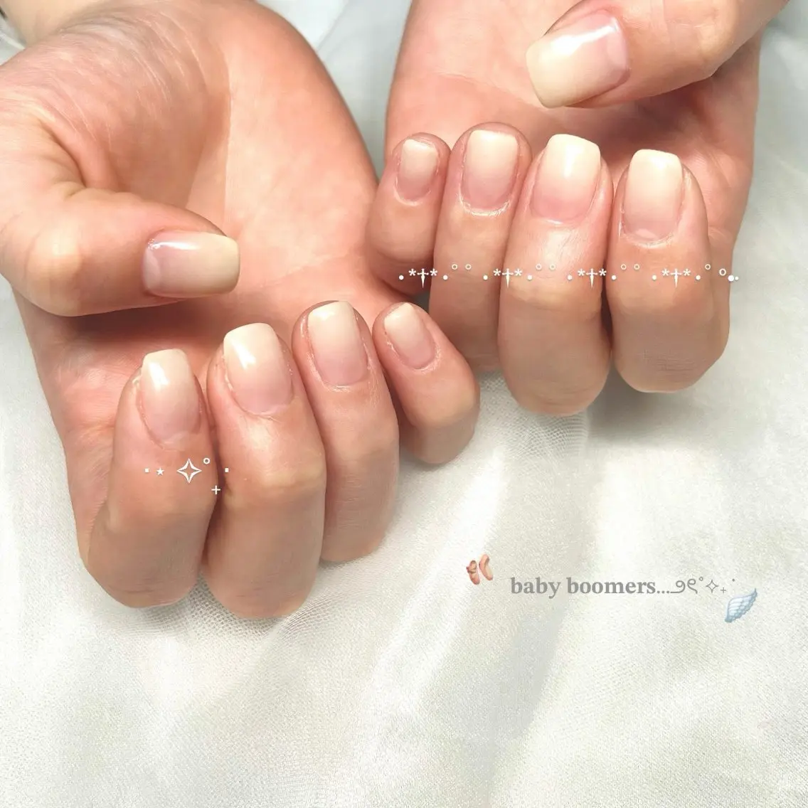 ネイル 長さ出し フラッシュネイル ジェルネイル マグネットネイル 持ち込み ハンドネイル 🌷Gemini nami🌷のネイルデザイン