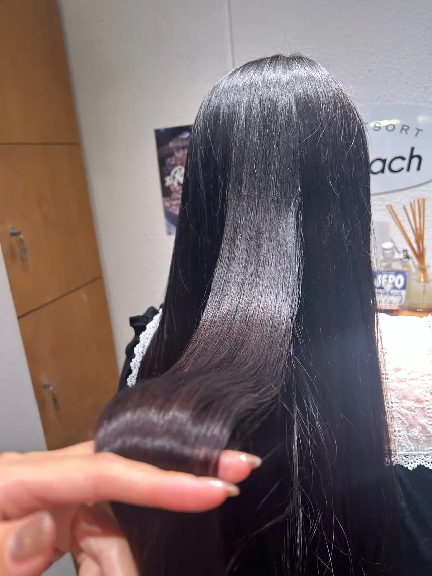 ロング うる艶×韓国hair 💠明日香💠のヘアスタイル