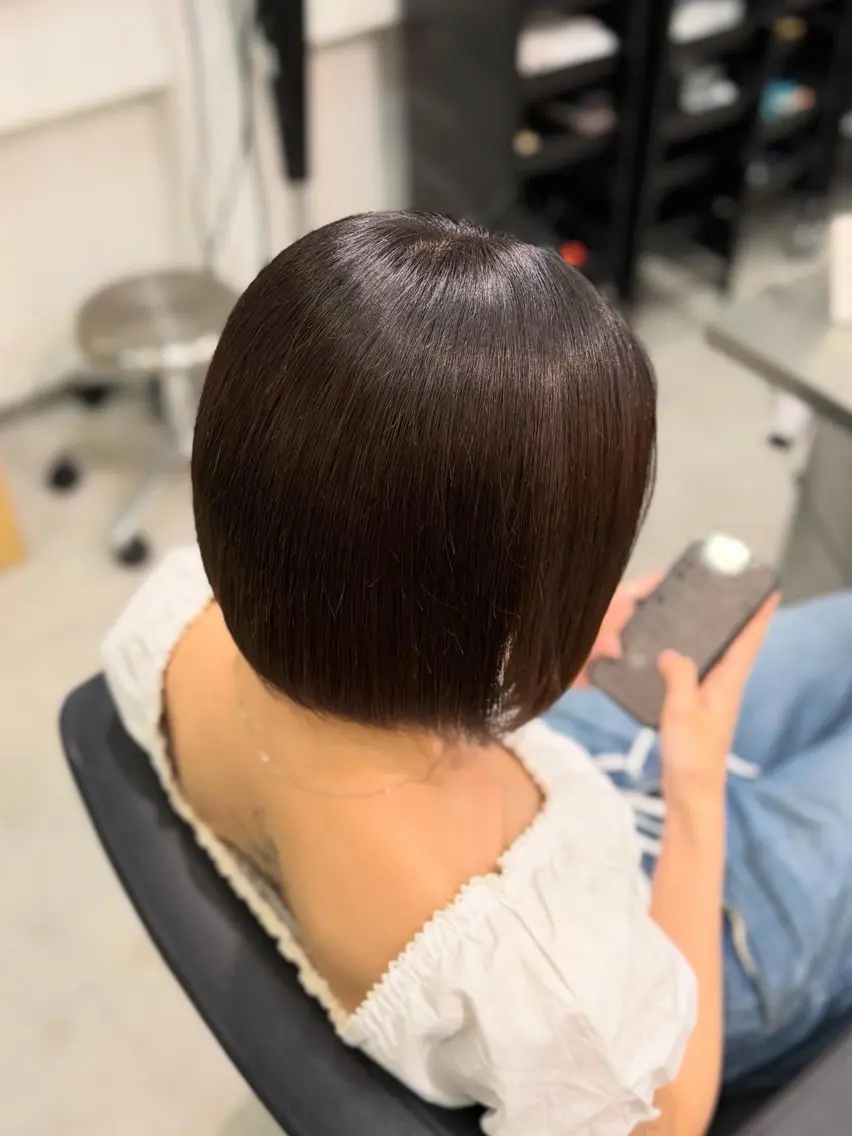 カラー Lapis 福岡大名 AIのヘアスタイル