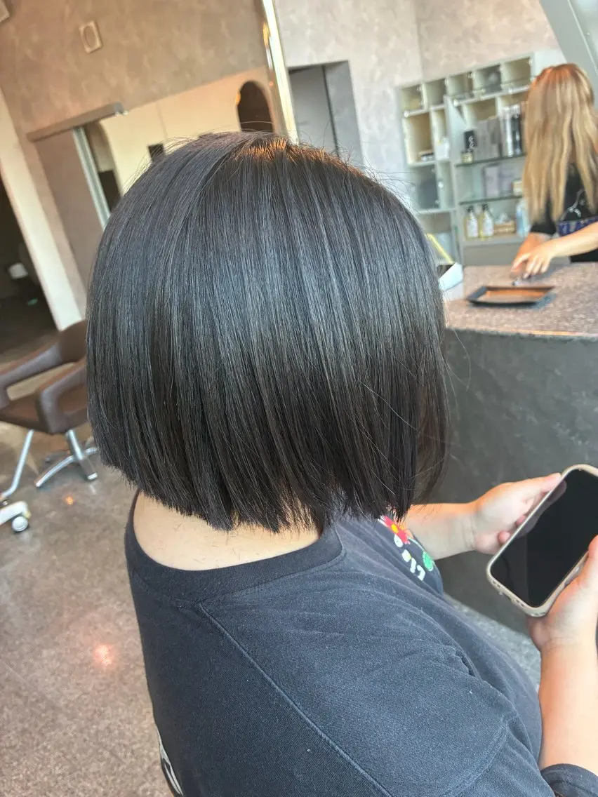 ショート 縮毛矯正 縮毛矯正 武田 瑞季のヘアスタイル