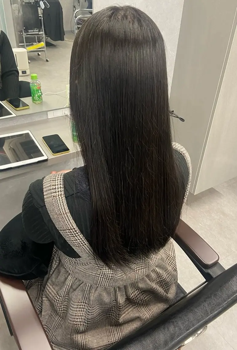 セミロング 縮毛矯正 トリートメント 🪄ྀི Morita🩵ྀིのヘアスタイル