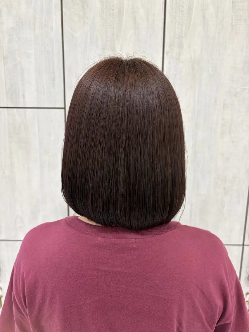 ミディアム カラー ヘアカラー トリートメント 志村 梨帆のヘアスタイル