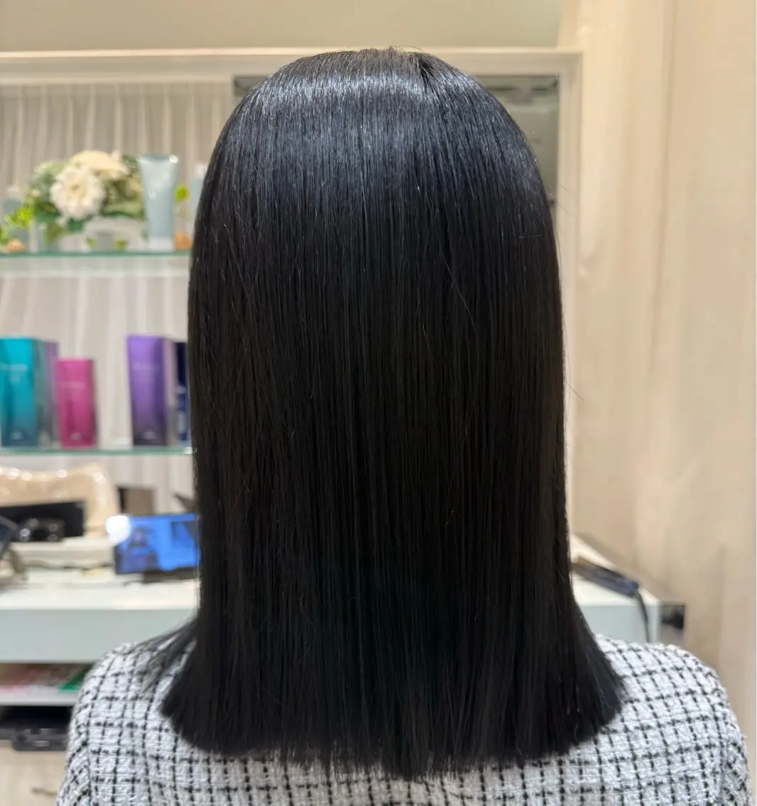 ミディアム カラー 透明感カラー ヘアカラー トリートメント 艶感カラー🫧/ ハイトーン🌟/まおのヘアスタイル