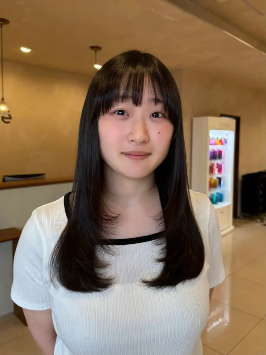 【つむぎ新規指名限定】似合わせカット+透明感カラー+髪質改善トリートメント+スタートチケットの写真