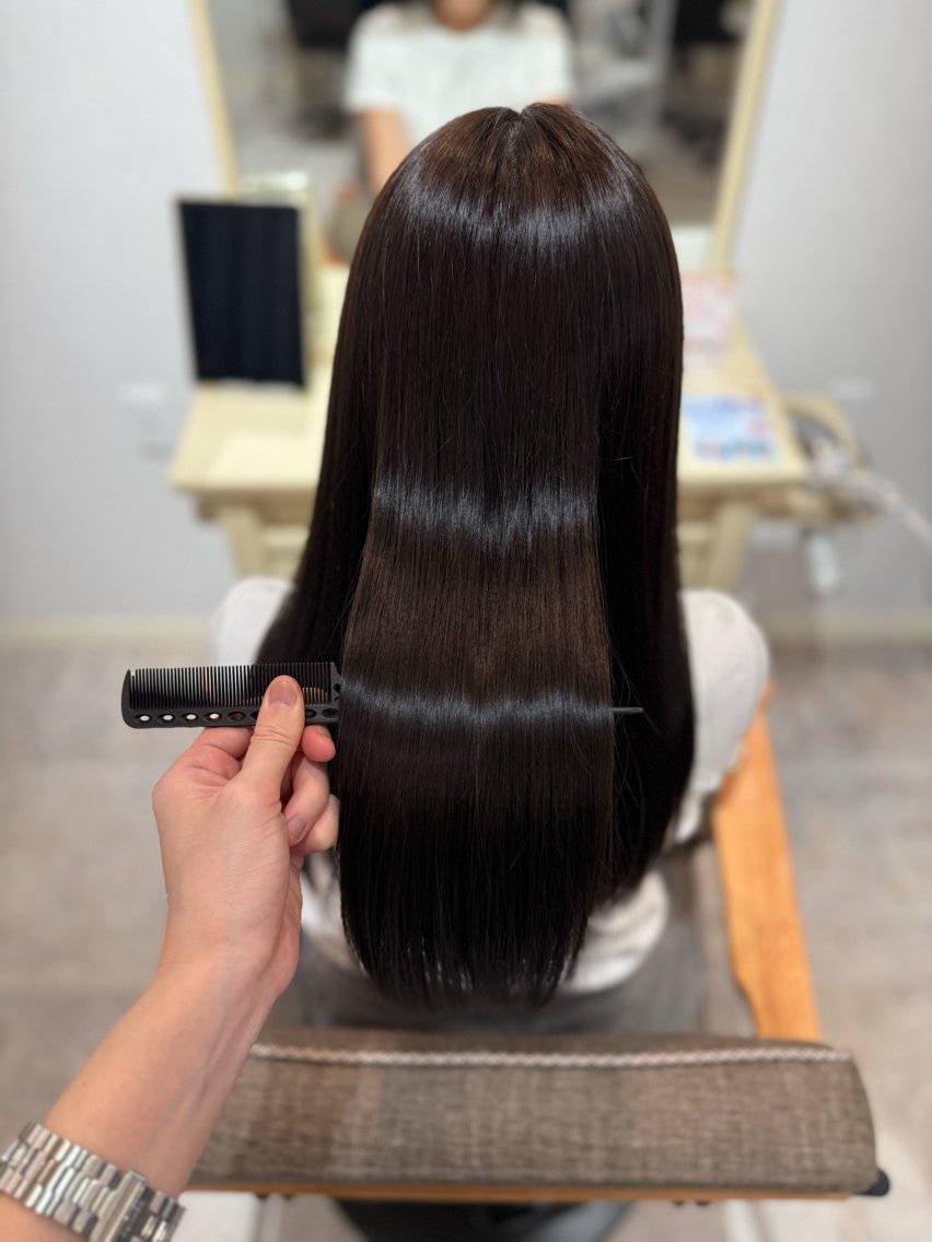 ロング トリートメント 酸熱トリートメント ボブ/レイヤー/栄 💖SHINAのヘアスタイル