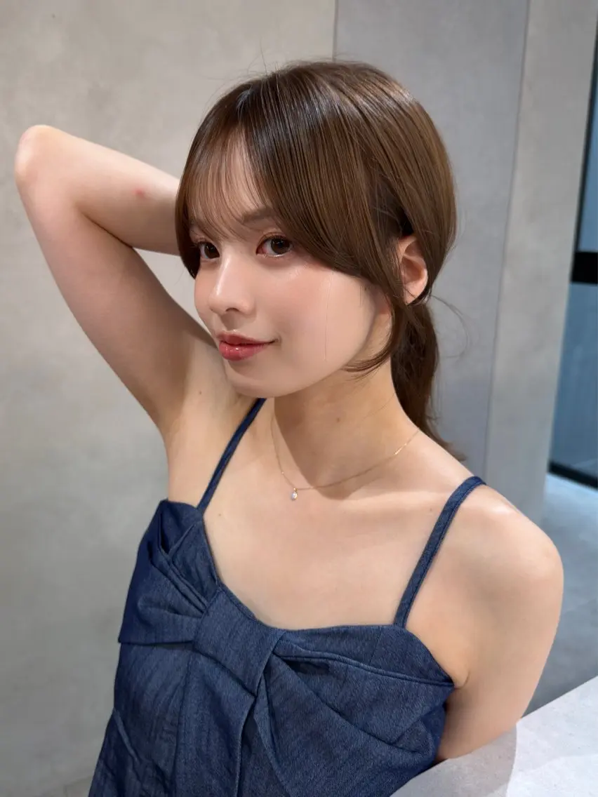 ロング ✨レイヤー・ブリーチ なしダブル特化✨のヘアスタイル