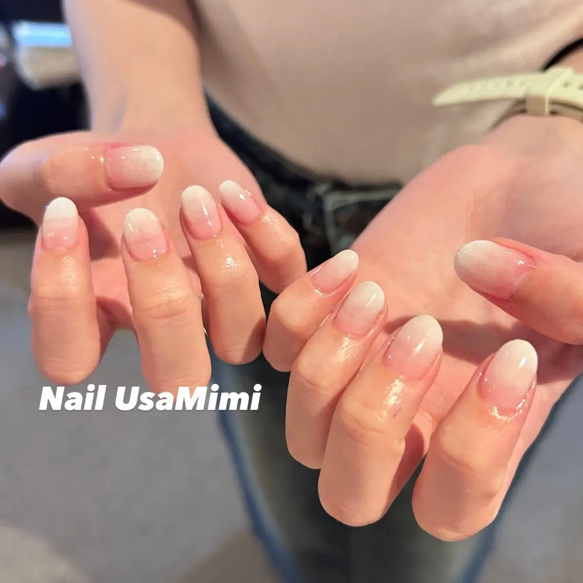 ネイル ジェルネイル マグネットネイル 持ち込み ワンカラーネイル パラジェル 本町ネイルNail UsaMimiのネイルデザイン