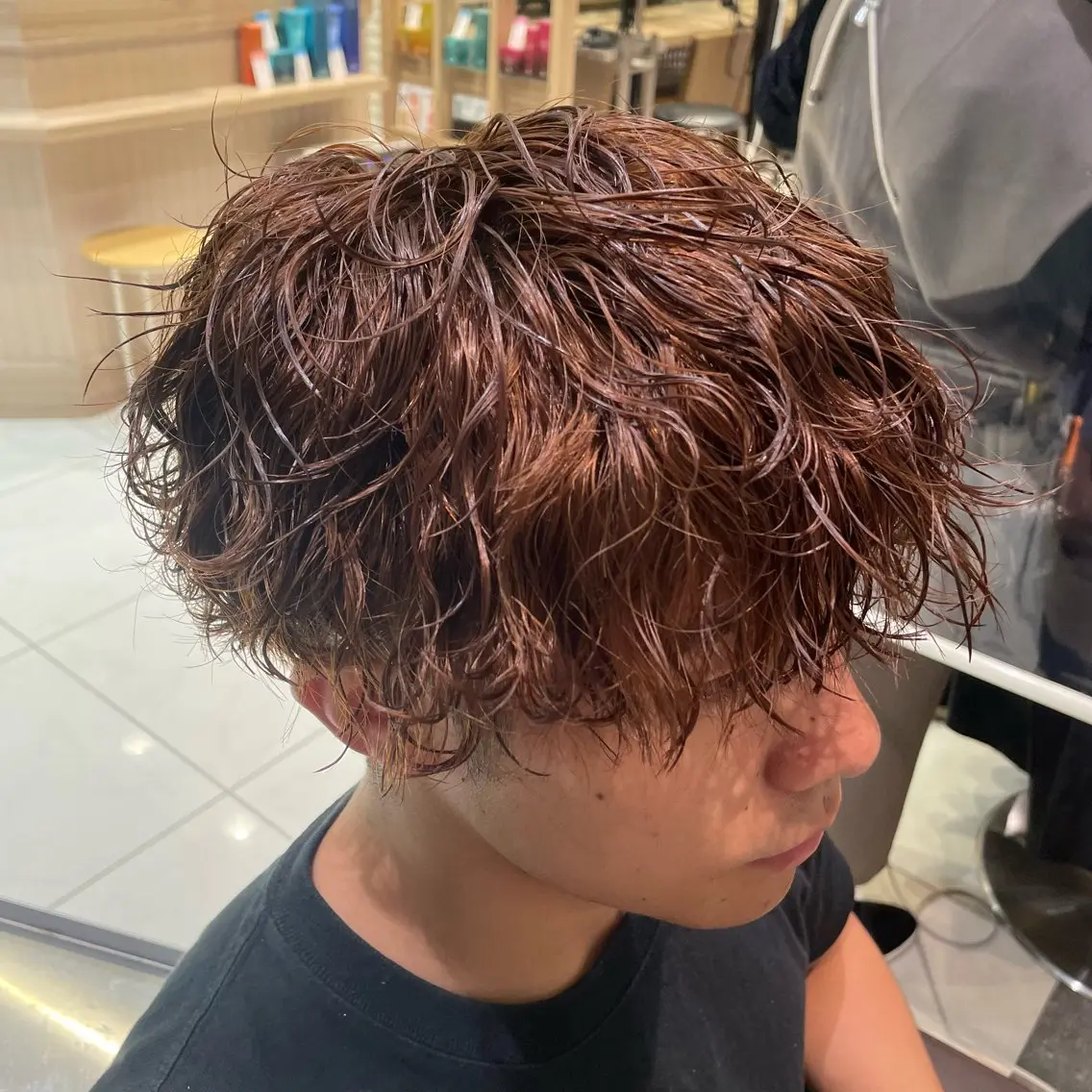 パーマ メンズ メンズパーマ 波巻きパーマ カルマ・ニュアンス/ 縮毛/レイヤーaoiのヘアスタイル