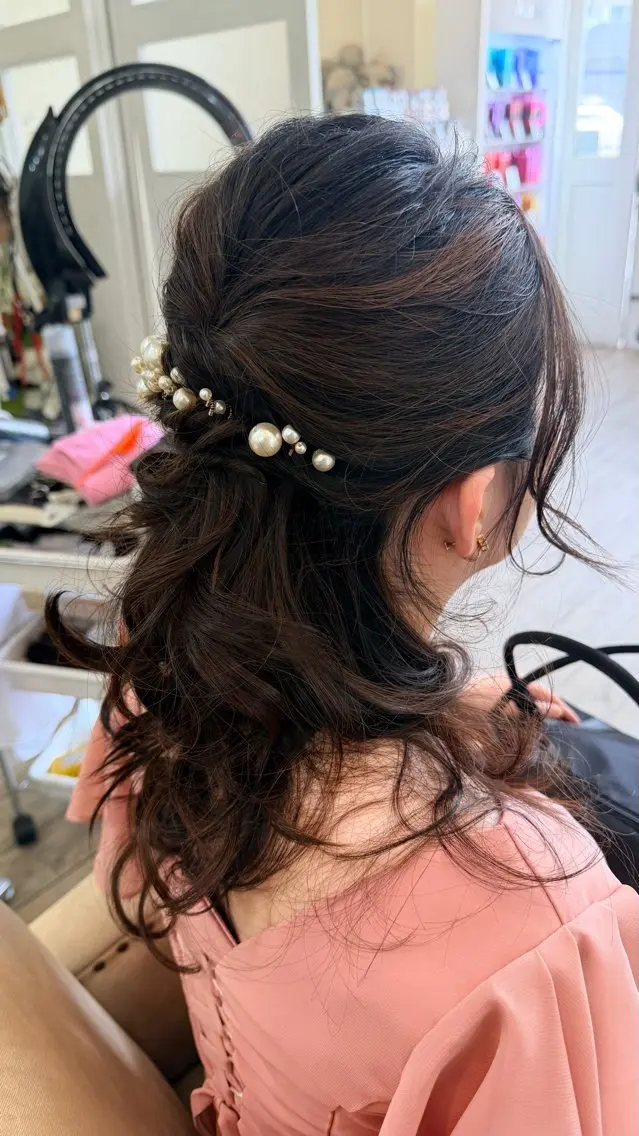 ヘアアレンジ ヘアセット 鶴見 和美のヘアスタイル