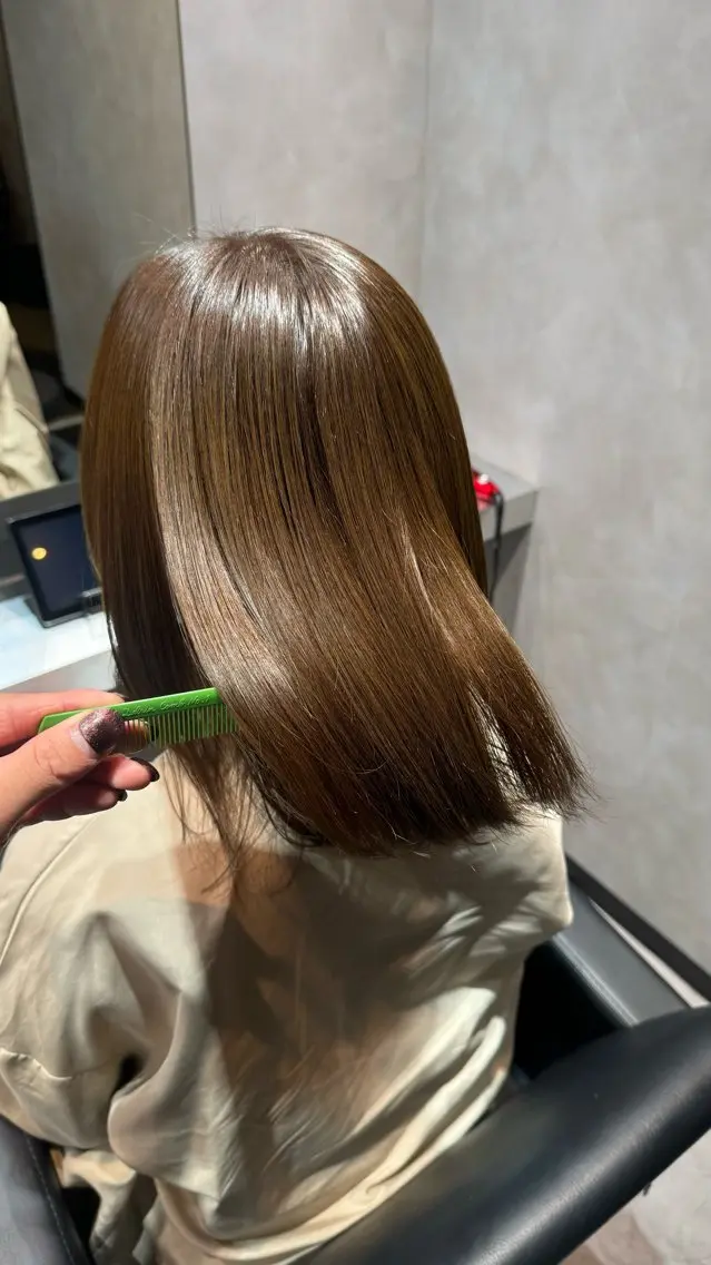 セミロング トリートメント 坂谷 BUCKS/縮毛矯正のヘアスタイル