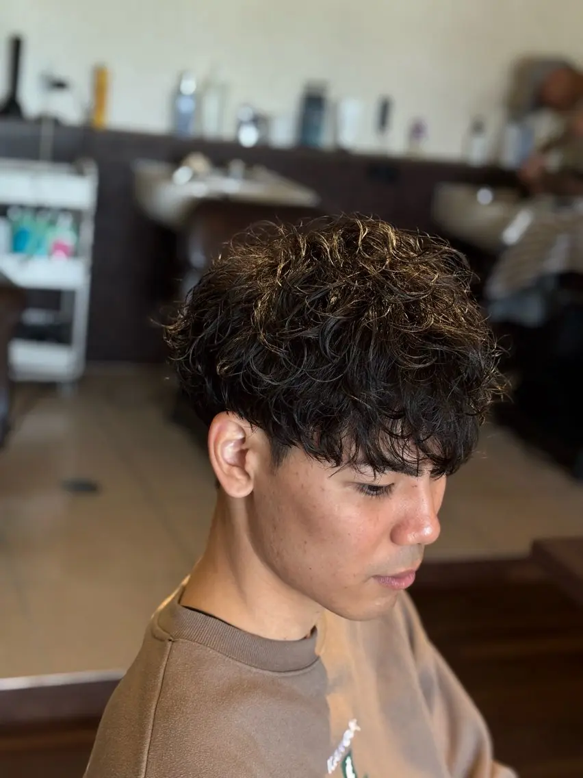 メンズ パーマ 西田 祥馬/メンズヘア特化のヘアスタイル