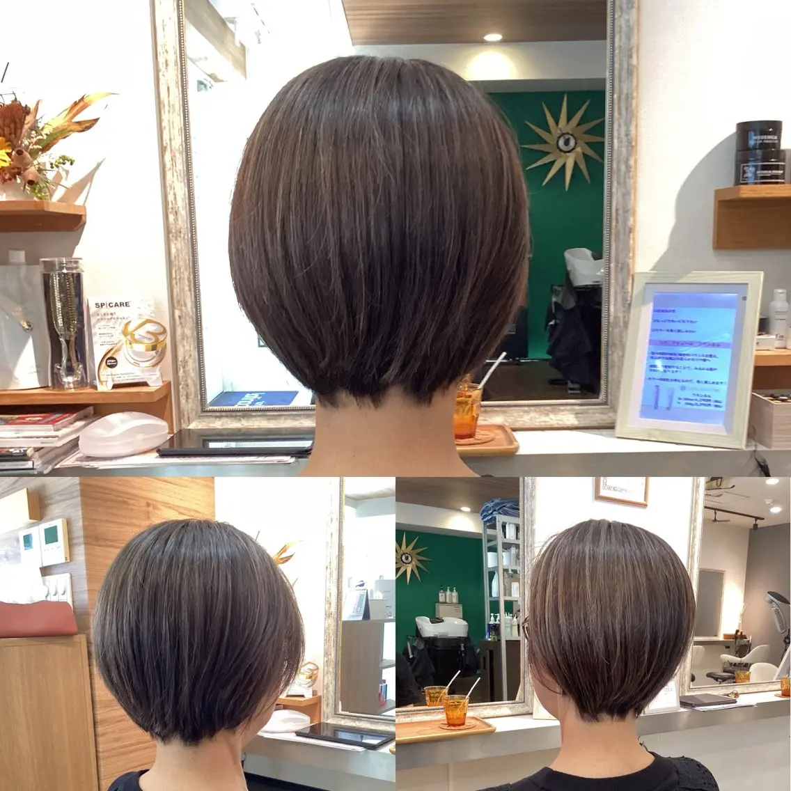 ショート カット ヘアカラー hair bonitaのヘアスタイル