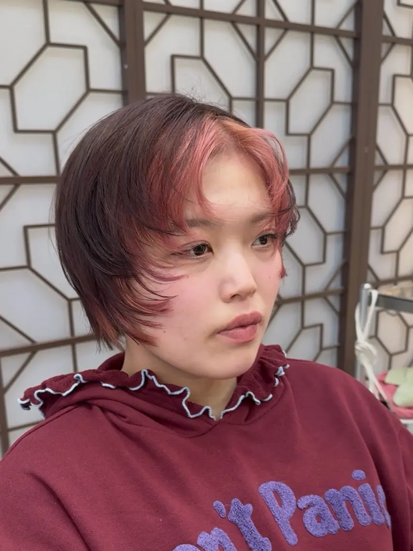 ショート ボブレイヤー ボブ レイヤーカット カット ヘアカラー トリートメント レイヤー職人・ 似合せ美容師そうまのヘアスタイル