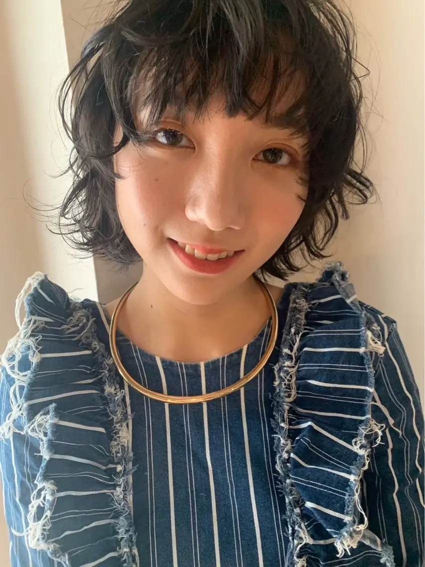 ショート 🎀FACE。暖色 カラー/カスミ🤍のヘアスタイル