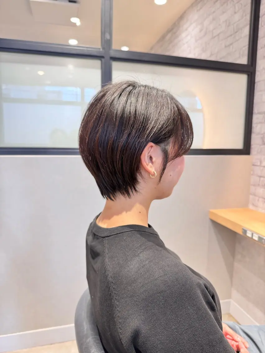 ショート カット トリートメント 宮腰一磨 ・ショート・ボブ🌿のヘアスタイル