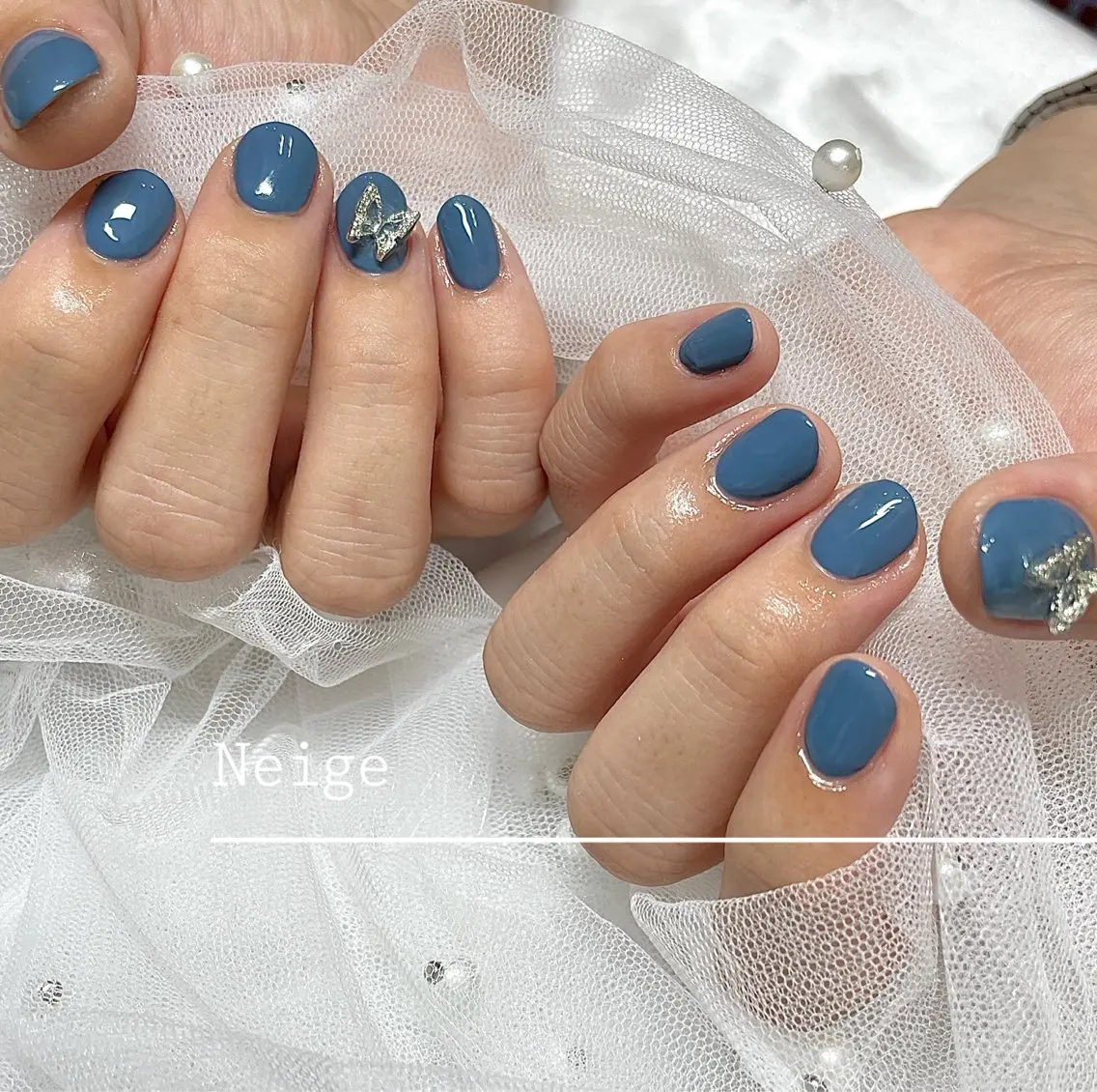 ネイル ハンドネイル Neige‪𓂃ai ＊梅津 / 松尾のネイルデザイン