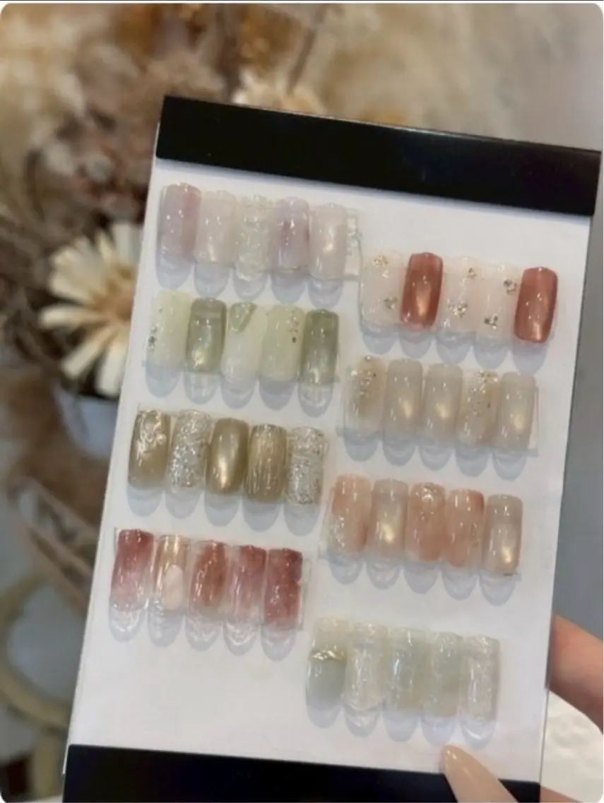 【春キャンペーン‼️ミニモ限定🌸他店オフ込み】ニュアンスデザインの写真